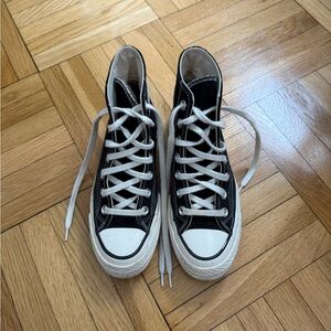 Converse Black and White High-Top Sneakers